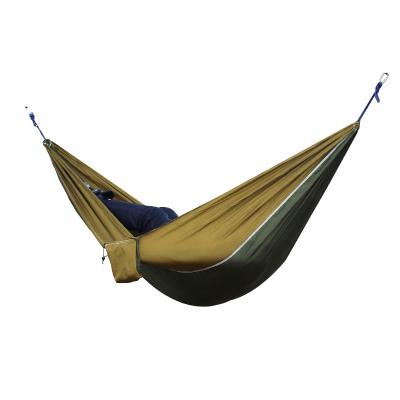 China Durable Nylon Portable Hammock Garden Travel Parachute Yard Outdoor Rising Backpacking Backpacking Hammock Modern Camping Hammock for sale