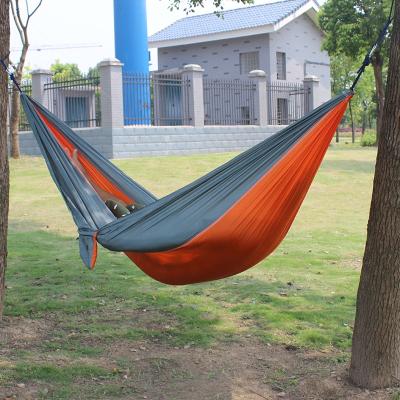 China Adult Sleep Swings Durable Nylon Parachute Hammock Indoor Outdoor Single Durable Increasing Outdoor Portable Hammock for sale