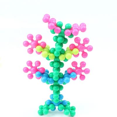 China Multicolor Interlocking Connecting Toys Building Blocks Toys For Children, Snowflake Gears Building Blocks, Kids Interlocking Toys Snowflakes for sale