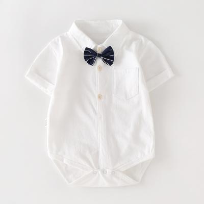 China Summer lyc-5514 Newborn Boys Clothing Sets Cotton Casual One Piece Top Short Sleeve Rompers Baby for sale