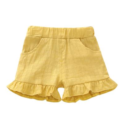 China 2020 New Breathable Rabbit Ears Design Four Colors Baby Ruffle Shorts Girls Optional for sale