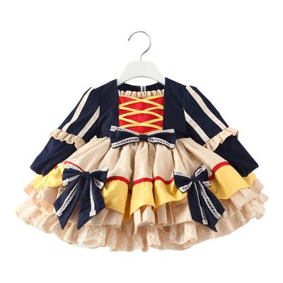 China Baby Lolita Dress Autumn Princess Dress Lolita Tutu Dress Spanish Children Anti-wrinkle Children Girl Velvet Embroidery Birthday Party 6260 for sale