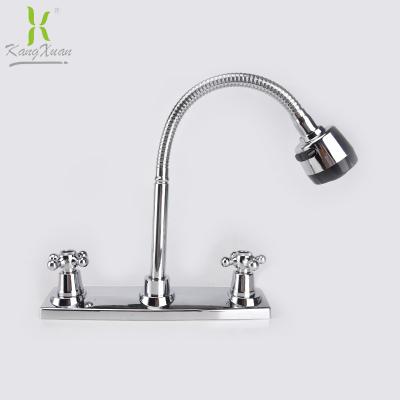 China Sense Faucets 8 Inch Swivel Spout Kitchen Sink Faucet 360 Rotating Mixer Cold And Hot B Faucet for sale