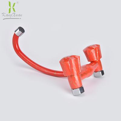 China Kitchen Electric High Quality Mixer Taps Plastic Red Sink Faucet for sale