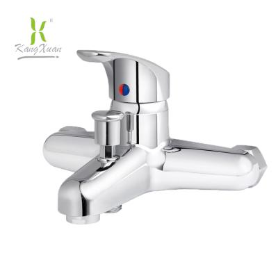 China With sliding bar surface mounted pull-down bath shower faucet, bathroom bathbut faucet with shower for sale