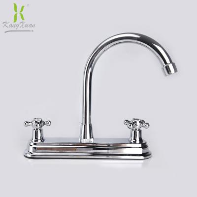 China KX85024 Electric Faucets Double Handle Sink Water Mixer Tap Filter For Beauty Salon for sale