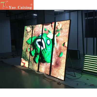 China Indoor Super Slim P3 Led Poster Display Screen Controller Wireless Videos , Pictures , Text TV Panel for sale