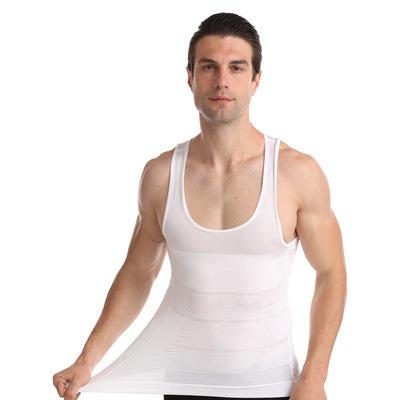 China QUICK DRY Neoprene Sauna Suit Men Slimming Vest Slimming Bodysuit Man Bodyshaper Neoprene Vest for sale