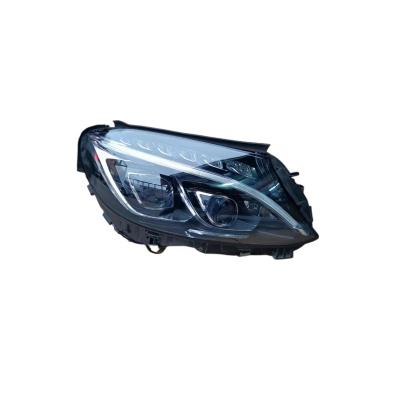 China Palstic OEM W205 2015-2018 LED Headlight Assembly Single Len For Mercedes-Benz C180 C200 C300 LED Headlamp for sale