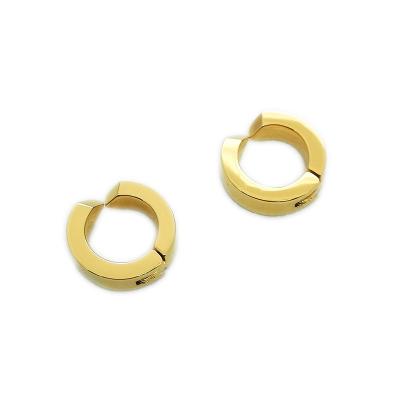 China 14mm Environmental Friendly 18K Gold Plated Hot Selling High Quality Custom Type Earring Clips for sale