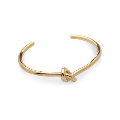 China FASHIONABLE environmental friendly brass couple's knot fashion minimalist temperament bracelet 18 gold plating does not fade for sale