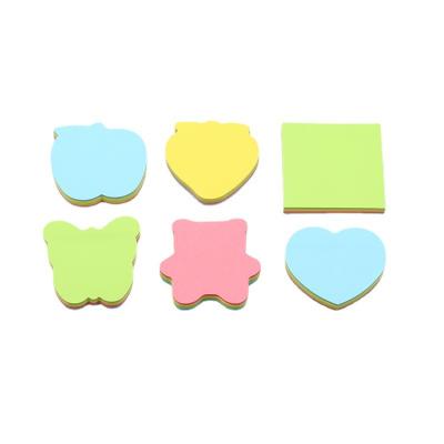 China 2022 Mini Shaped Maker Cheap Price Self Adhesive Cute Memo Pads Wholesale Custom Multi Color Sticky Notes for sale