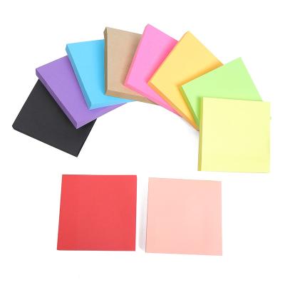 China Stationery Self Adhesive Style School Sticky Notes It Posts Note Logo Printed Adhesive Note Pad Custom Promotional Kawaii for sale