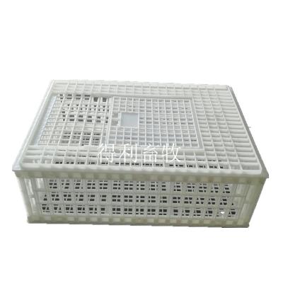 China Easily Assembled Plastic Quail Chicken Transport Cages for sale