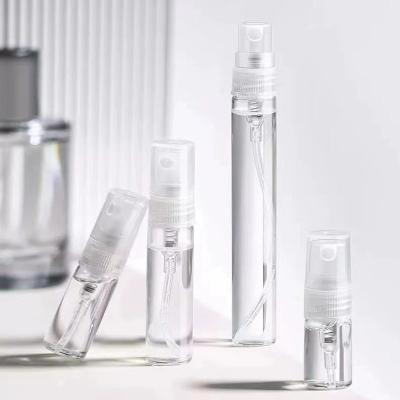 China Personal Care 2ml 3ml 5ml 10ml travel tube crimped aluminum glass crystal empty vintage silver aesthetic perfume spray bottles with screw for sale