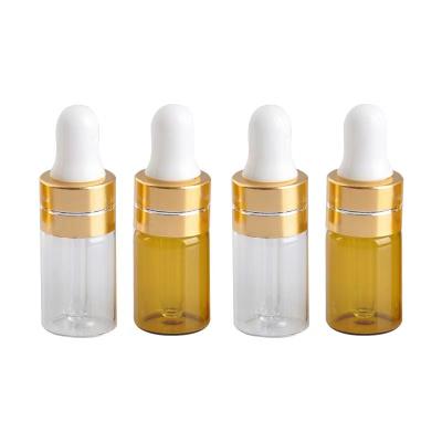 China Personal Care dropper bottle 50ml glass clear iridescent dropper bottle unique oil dropper bottle for sale