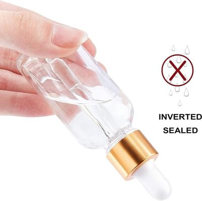 China Personal Care clear dropper bottle gourd shape dropper bottle 80ml oil dropper bottle for sale