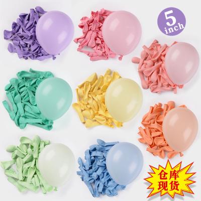 China Advertising Toy/Gift Toy/2023 Free Promotional Hot Selling 5inch Latex Color Latex Macaron Candy Color Toy/Wedding Birthday Party Decorations Amazon Party Products for sale