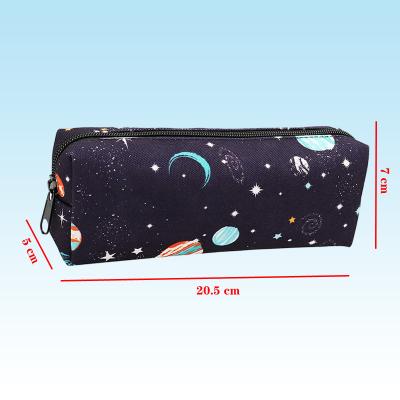 China Custom Pencil Bag Children's Printing School Pencil Case Oxford Stationery Pencil Case for sale