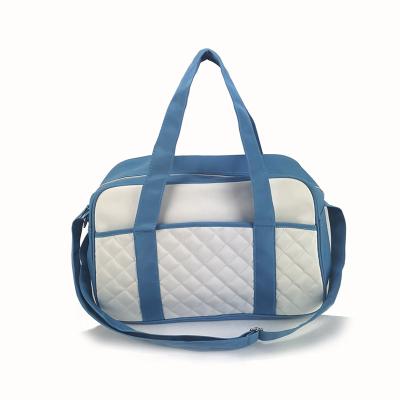 China Multi-Functional Mummy Bag Water Resistant Shoulder Baby Diaper Bag Roomy Diaper Mummy Tote Bag With Long Strap for sale