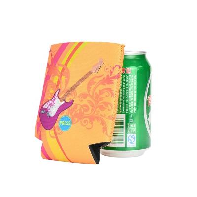 China Easy to be taken neoprene insulated regular box coolers - single sleeves for standard 12 oz cans, durable lightweight cans pouch for sale