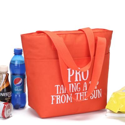 China Wholesales Casual Lunch Picnic Cooler Bag Food Storage Cooler Insulated Thermal Tote Bag for sale