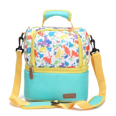 China Large Capacity Thermal Lunch Bag Kids Lunch Bag Custom Cooler Bag Promotional Insulated Lunch Bag For Kids for sale