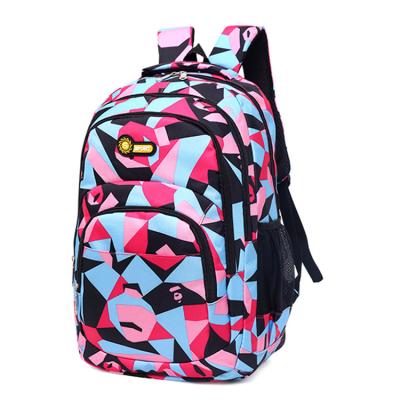 China Girls Boys School Waterproof Custom Microfiber Backpack Large Fashion Student Schoolbag With Multi Compartment for sale