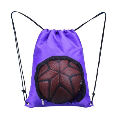 China Waterproof Drawstring Backpack Bag Basketball Ball Gym Bag Sports Daypack For Sport Shopping Yoga for sale