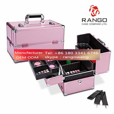 China Pro Makeup Artist Aluminum Train Case, Cosmetic Storage for sale