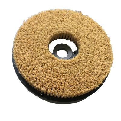 China Tampico Manual Industrial Fiber Disc Wheel Buffing Brush for sale