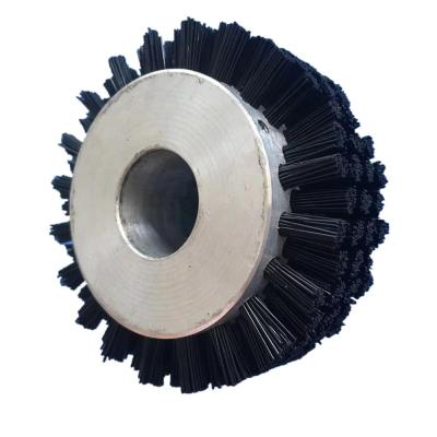 China Building material stores hot-selling aluminum alloy shaft bristle cylinder brush nylon roller for cleaning and polishing and grinding for sale