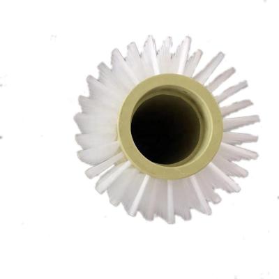 China Other factory sale nylon bristle cylinder brush roller for glass and fruit cleaning and polishing wood for sale