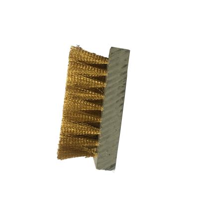 China Wave Crest Industrial Copper Wire Rack PVC Claw Welding Brush for sale