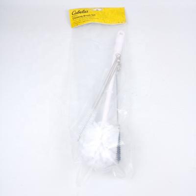 China Sustainable factory directly selling TPR long handle toilet brush for bathroom and cleaning closestool for sale