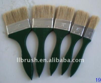 China Painting of the middle east hot sale green color wooden handle/nature hair brush/painting brush for sale