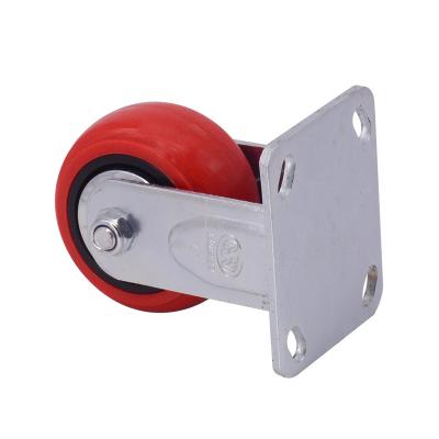 China Rigid Factory Direct Sale 4 Inch Heavy Duty Pvc 4 Inch MW Locked Caster Wheel With Loading 180 Kg for sale