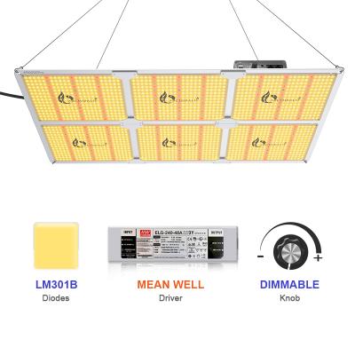 China Seed starting a 660W Dimmable medium lm301b IR UV SF-6000 LED driver well grow light for indoor plants for sale