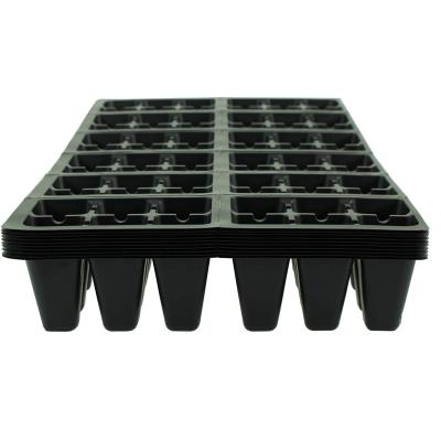 China Eco-Friendly Seedling Starter Trays, 144 Cells: (24 Trays; 6-Cells Per Tray), Plus 5 Plant Labels for sale