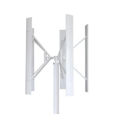 China Aluminum alloy CE approved low noise farm use 48V vawt vertical 2 kw wind generator for sale