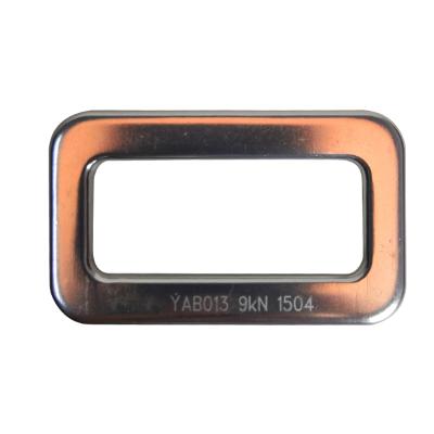 China Custom Aluminum Alloy Safety Buckle 9KN Metal Quick Release Thick Belt Buckle for sale