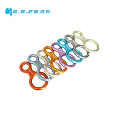 China Aluminum Alloy Figure 8 Rope Climbing Rappelling Descending Rescue for sale