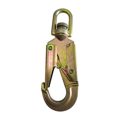 China Yellow Heavy Industry High Tensile Steel Zinc Alloy Snap Hook Trigger Swivel Snap Hook Brass for sale