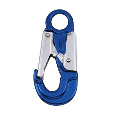 China CE1019 Heavy Industry Mountaineering 25KN Anodized Snap On Hook Loop With Eyelet for sale