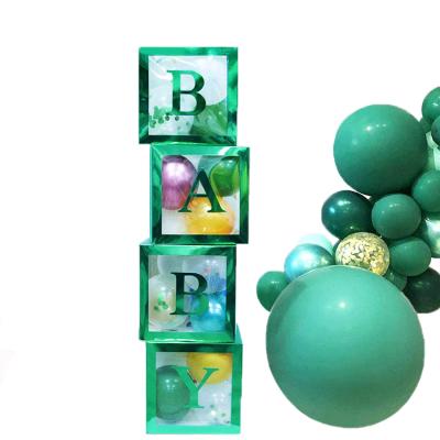 China Recycled Materials Wholesale Customizable Printing Christmas Balloon Box, DIY Gift Box Foil Balloon Baby Shower Decoration Kit Party Supplies for sale