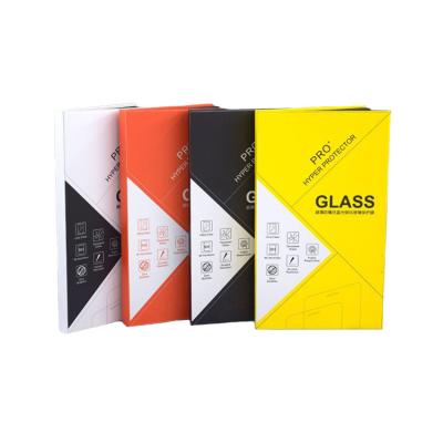 China OEM Factory Recyclable 6.5 Inch Mobile Phone Tempered Glass Screen Protector Packaging Retail Wholesale Cheap Customizable Cardboard Box for sale