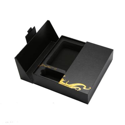 China Recycled Materials OEM and Wholesale Luxury Rigid Open Two Doors Packaging Cosmetic Box, Custom Logo Double Door Open Paper Wedding Gift Box for sale