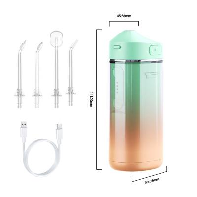 China Type-c Electric Oral Sonic Water Flosser Professional For Oral Hygiene Car Easy Operation Irrigator Telescopic Teeth for sale