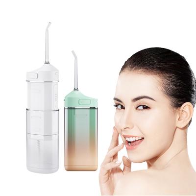 China Type-C Dental Car Water Refillable Jet Flosser Electric Teeth Cleaning Waterproof Easy Operation Oral Irrigator for sale