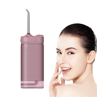 China Home Water Flosser IPX7 700ML 700ML Watertank Waterproof Car Trip Water Irrigator Water Flosser Rechargeable Oral Water Flosser for sale